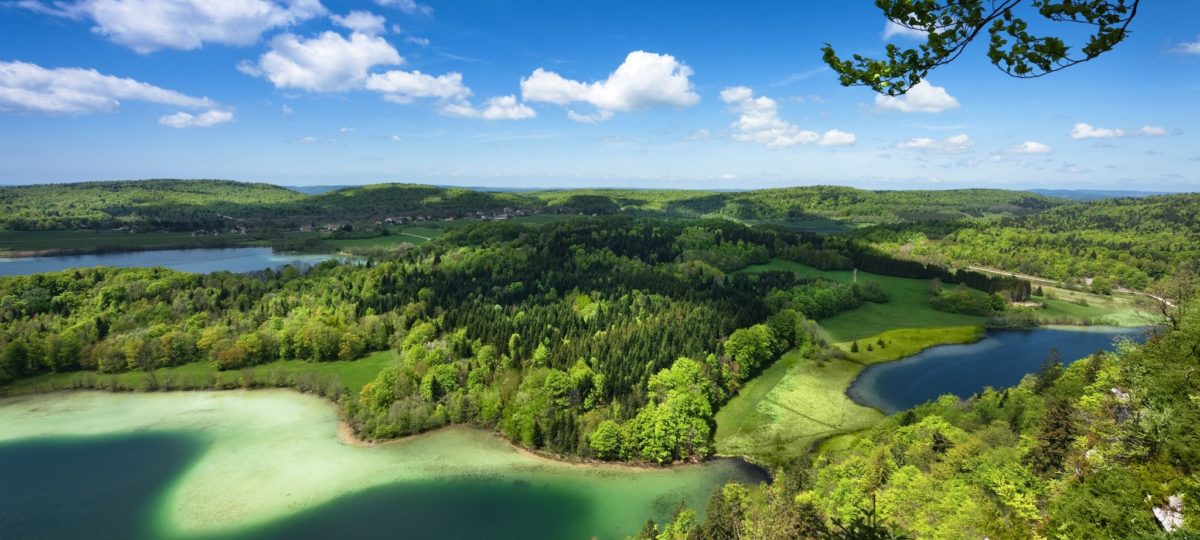 Belvédère des 4 Lacs au printemps