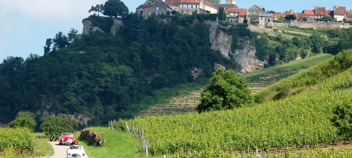 Balade en voiture à Château-Chalon