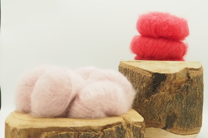 Fil à tricoté Mohair & Soie