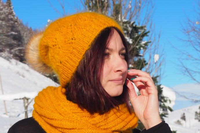 Snood & bonnet Florette